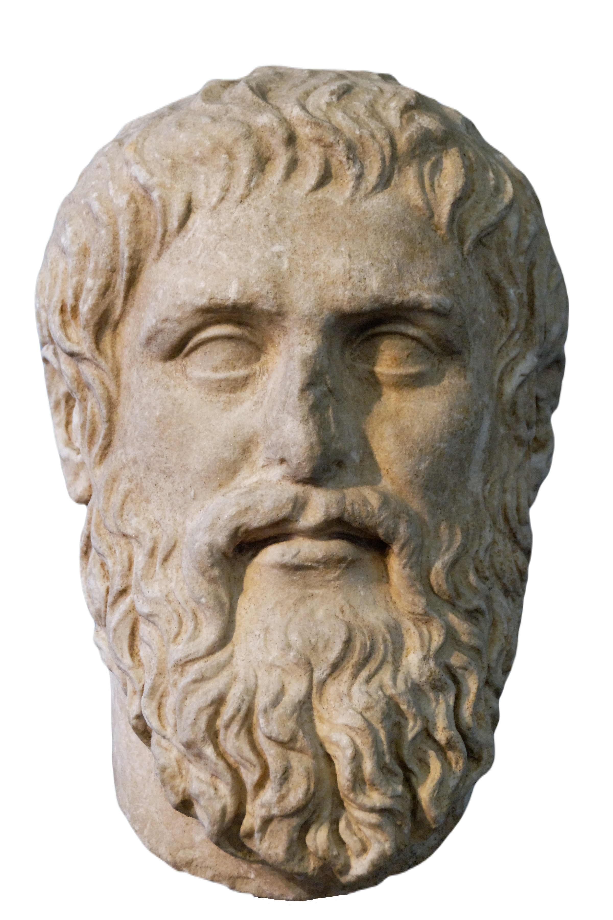 Busto de Platón atribuido a Silanion en los Museos Capitolinos.